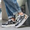 Street trend men's shoes fashion youth casual skateboard shoes platform breathable mesh fashion color matching casual sports shoes