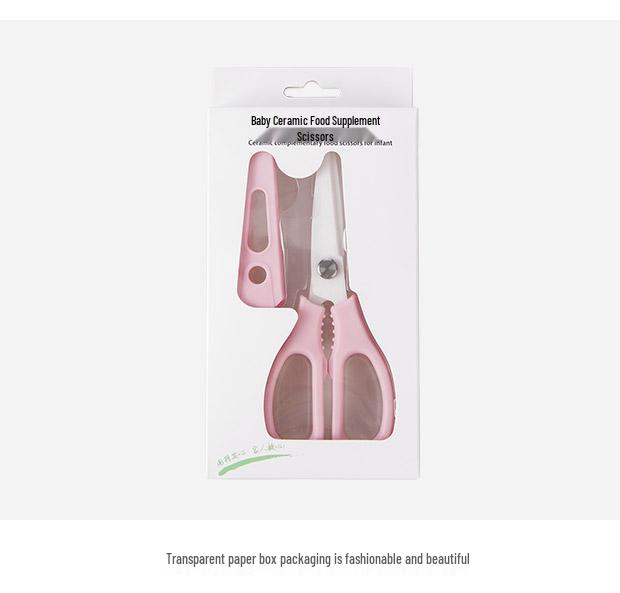 Compact Kitchen Ceramic Scissors for Vegetables
