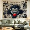 Arazzo da Parete Death Note Appeso Estetico Coperta in Tessuto Stampato Arazzi Decorativi per Camera da Letto Soggiorno Decorazioni per la Casa
