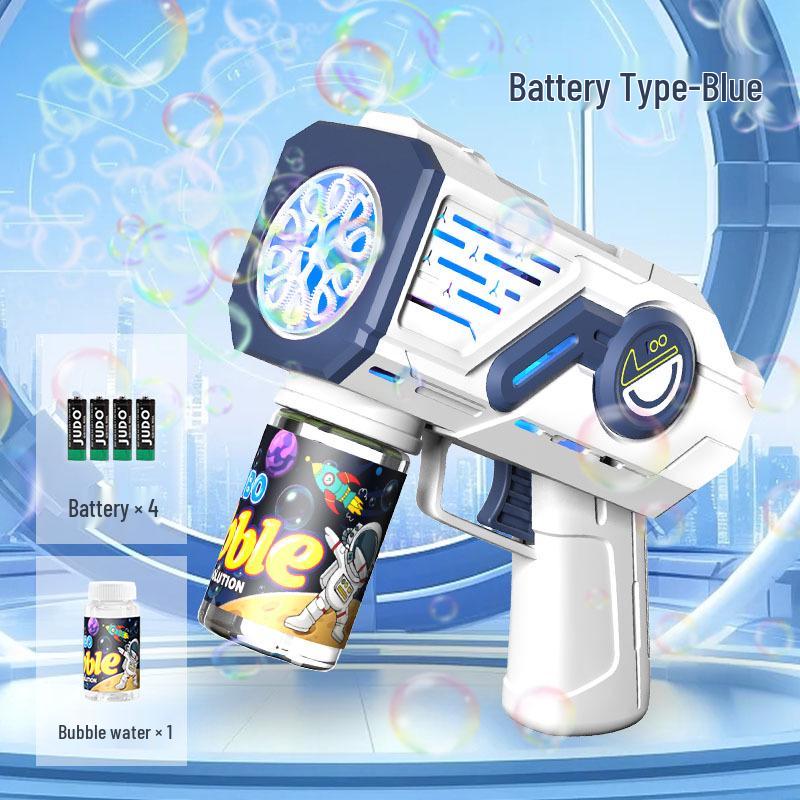 Unicorn Electric Bubble Maker: Kids' Automatic Light-Up Bubble Gun Gift