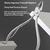 8/19Pcs Home Nail Clipper Set Large Dead Skin Pliers Diagonal Small Eyebrow Clipper With Leather Sleeve For Personal Grooming