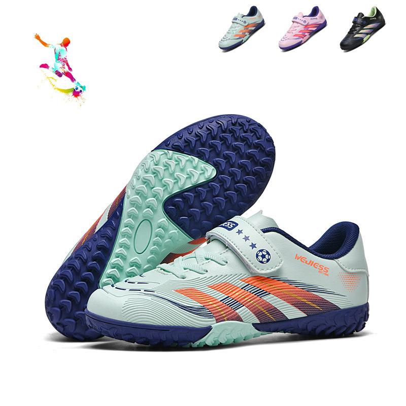 New Low-Top Children'S Football Shoes Men And Women And Adolescents Tf Broken Nails Breathable Training Game Football Shoes