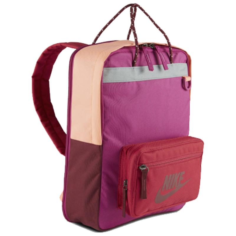 Nike Tanjun Polyester Backpack Regular Women's Purple And Red Casual