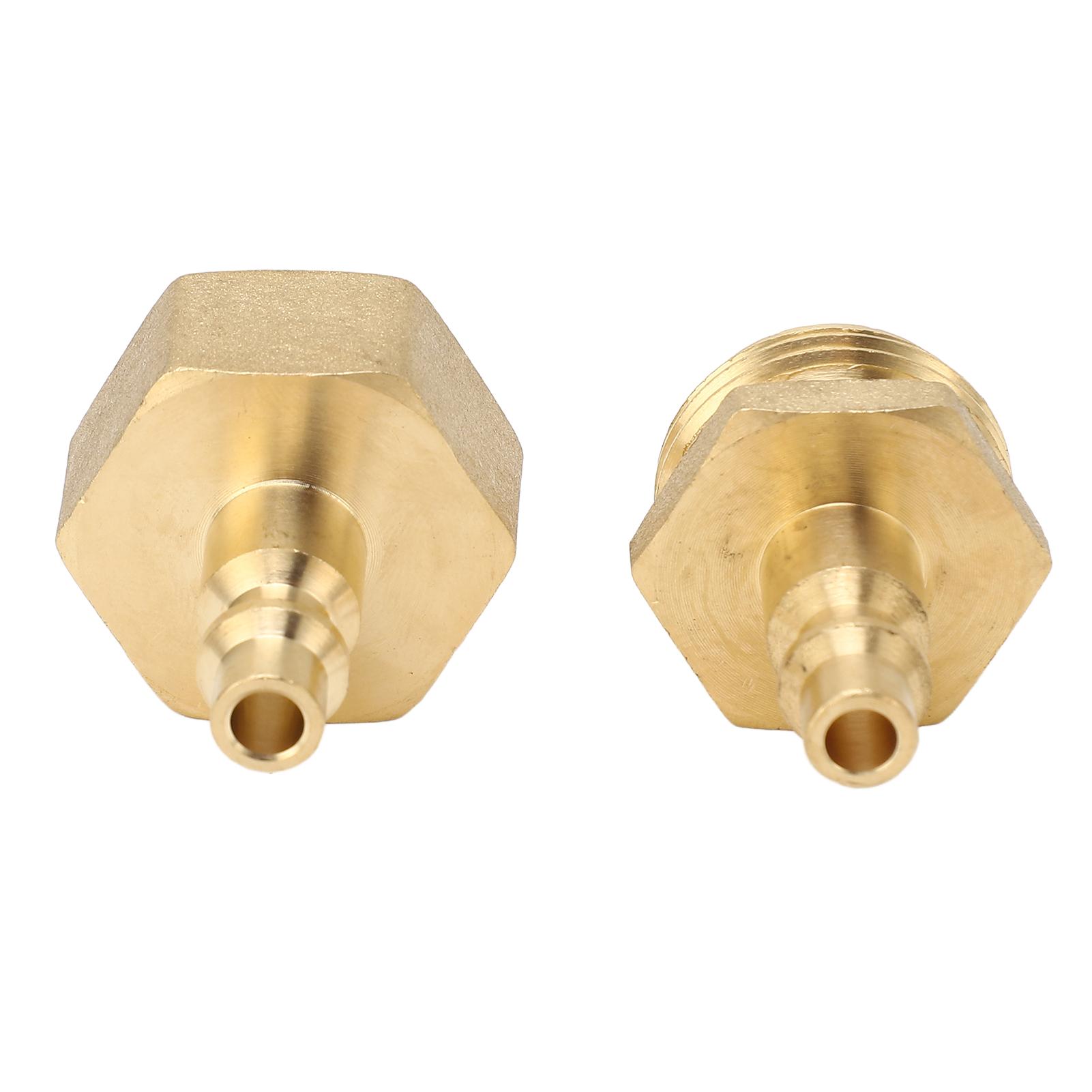 

Winterize Sprinkler Blow Out Adapter Air Compressor 1 4in Quick Connect Plug to Garden Hose Pipe 3 4in Threaded Adapter