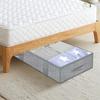 Large Clothes Storage Bag Under Bed Foldable Quilt Clothes Storage Bag Doggy Bag Bedroom Dormitory Organizer Bag