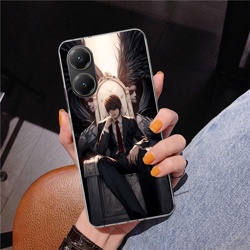 N-Note D-Death Yagami Light Phone Case For Xiaomi Poco X7 X6 X5 Pro F7 Ultra Redmi 15C 15 13C 13 12C 12 10 10A 10C 9 9A 9C 9T Co