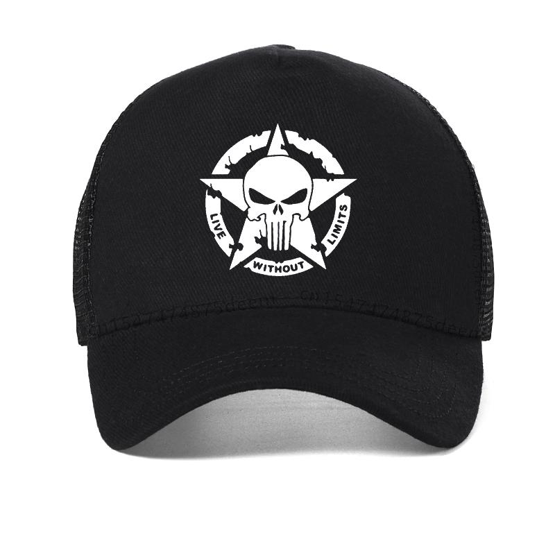 New Mesh breathable hat men Punisher Baseball Cap outdoor Fishing Caps Men Outdoor Oscar Mike Freedom Edition Army Casquette Hat
