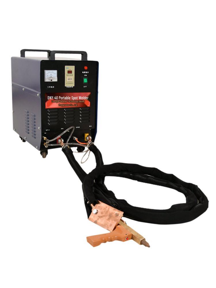 Compact Handheld Dual Electrode Spot Welder for Metal Repair