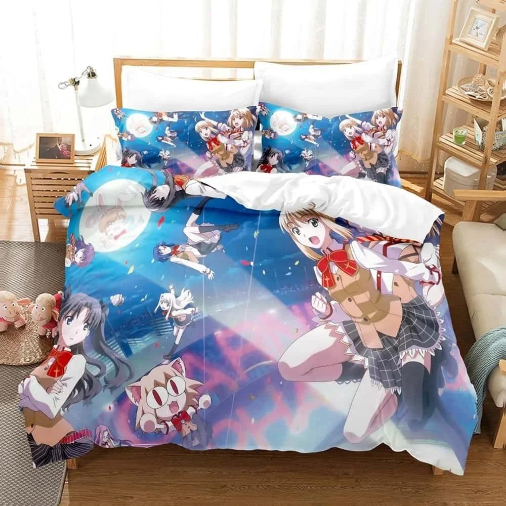 3D Anime Bed Sheet Set Carnival Phantasm Bedding Set Single Twin Full Queen King Size Bed Set Adult Kid Bedroom Duvet cover Sets
