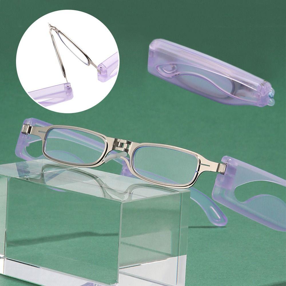 

360 Degree Rotating Anti-Blue Light Reading Glasses Optical Spectacle Eyeglass Office Strength 200 чорний