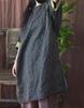 Johnature Women Chinese Style Shirts Summer Linen Striped Half Sleeve Vintage Loose Clothes Women Button Blouses