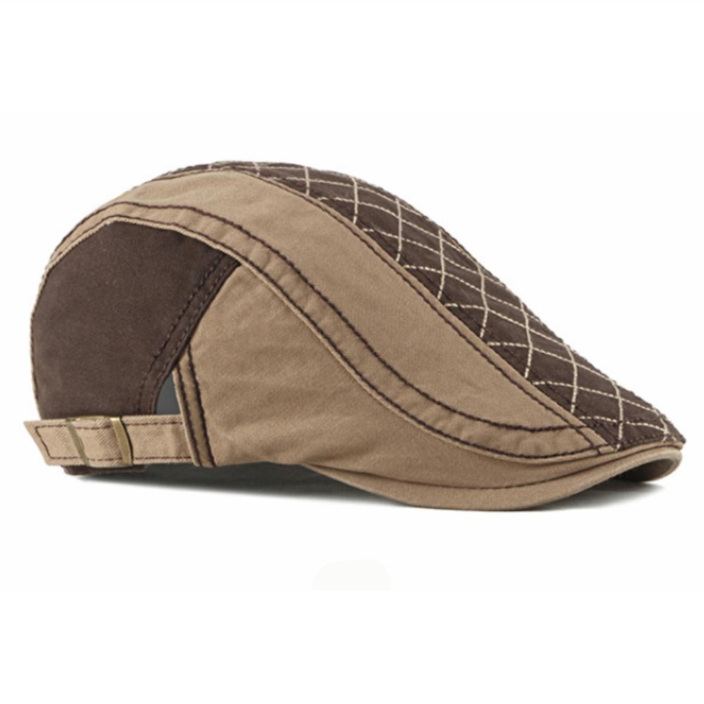 HT4619 Beret Cap Men Women 100% Cotton Spring Summer Hat Cap Artist Painter Beret Hat Adjustable Ivy Flat Cap Male Female Berets