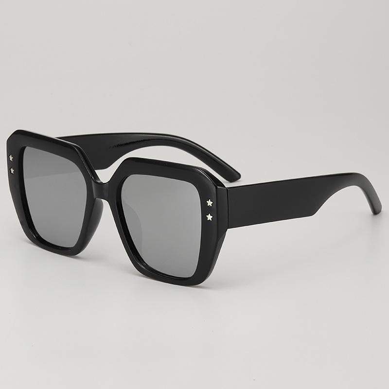 

JYL TS Большие солнцезащитные очки Защита от УФ Модные Для женщин 6662 A-556 средний салатный