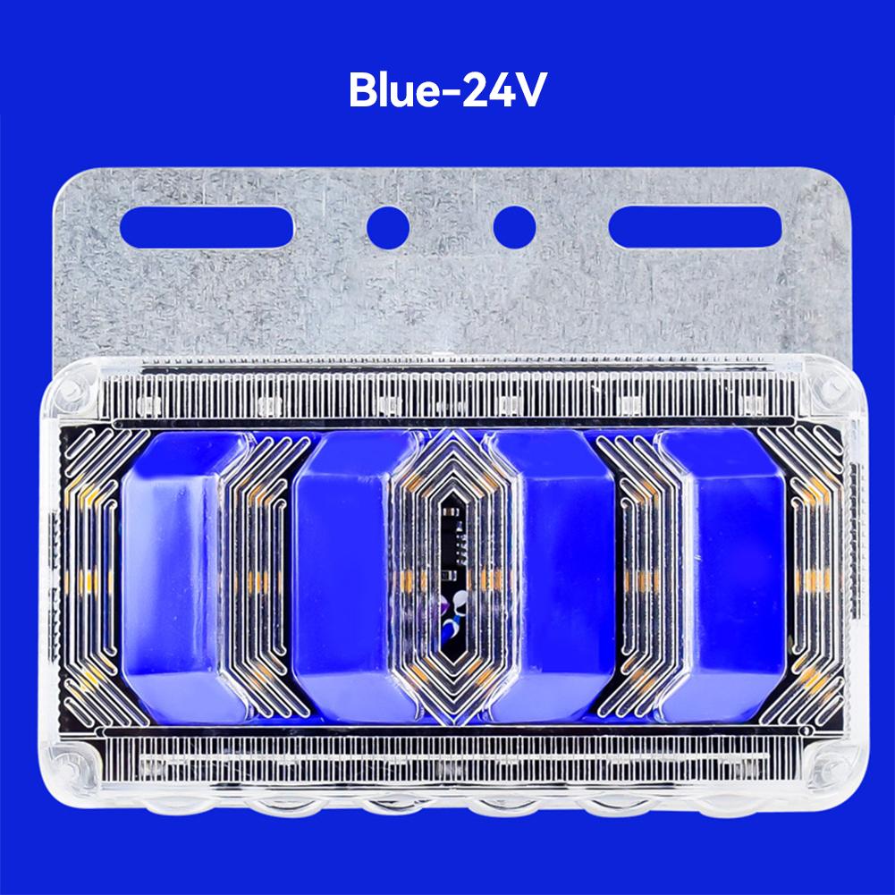 24V Camion LED Super Lumineux Étanche Lampe Indicateur de Gabarit Latéral Lumière de Dégagement Conception de Lampe Fluide Installation Rapide Lumières
