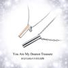 Petit Jewel Hidden Heart Pair Set of Stainless Steel and Christmas YU-NA Necklaces, 2, 316L, Men's Women's, Couple's Gift, Anniversary,
