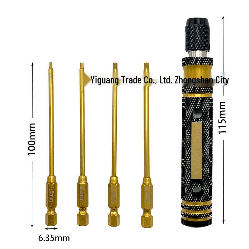 RC Model Car & Drone Screwdriver Set: Phillips, Flathead, Hex Socket