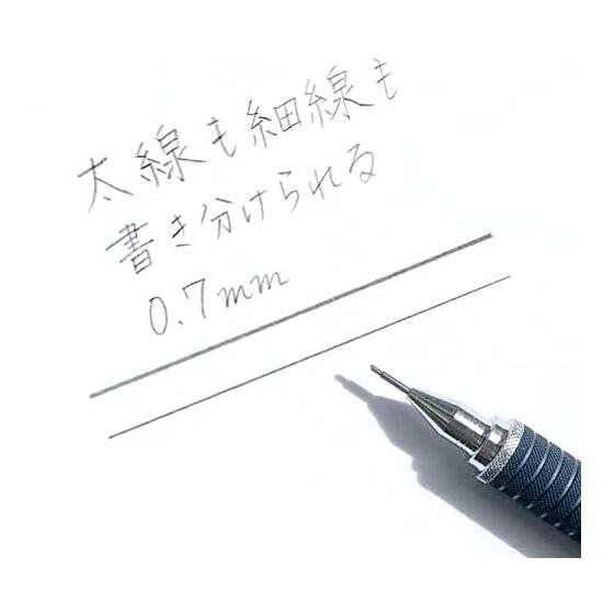 STAEDTLER Mechanical Pencil 0.7mm, Drafting Pencil, Night Blue Series 925 35-07N, Low Center of Gravity, Aluminum Body, Knurled Grip, 4mm Long