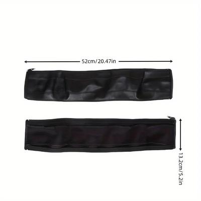 Non Slip Stroller Handle Covers - Ergonomic Soft Grip for Parents Fits Most Prams Pushchairs Sleek Black Minimalist Design