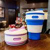 Portable Collapsible Silicone Cup with Carabiner