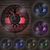 Tree of Life Retro Vinyl Record Wall Clock Living Room Kitchen Family Tree Retro Vinyl Longplay Wall Art Home Decor Wall Clock