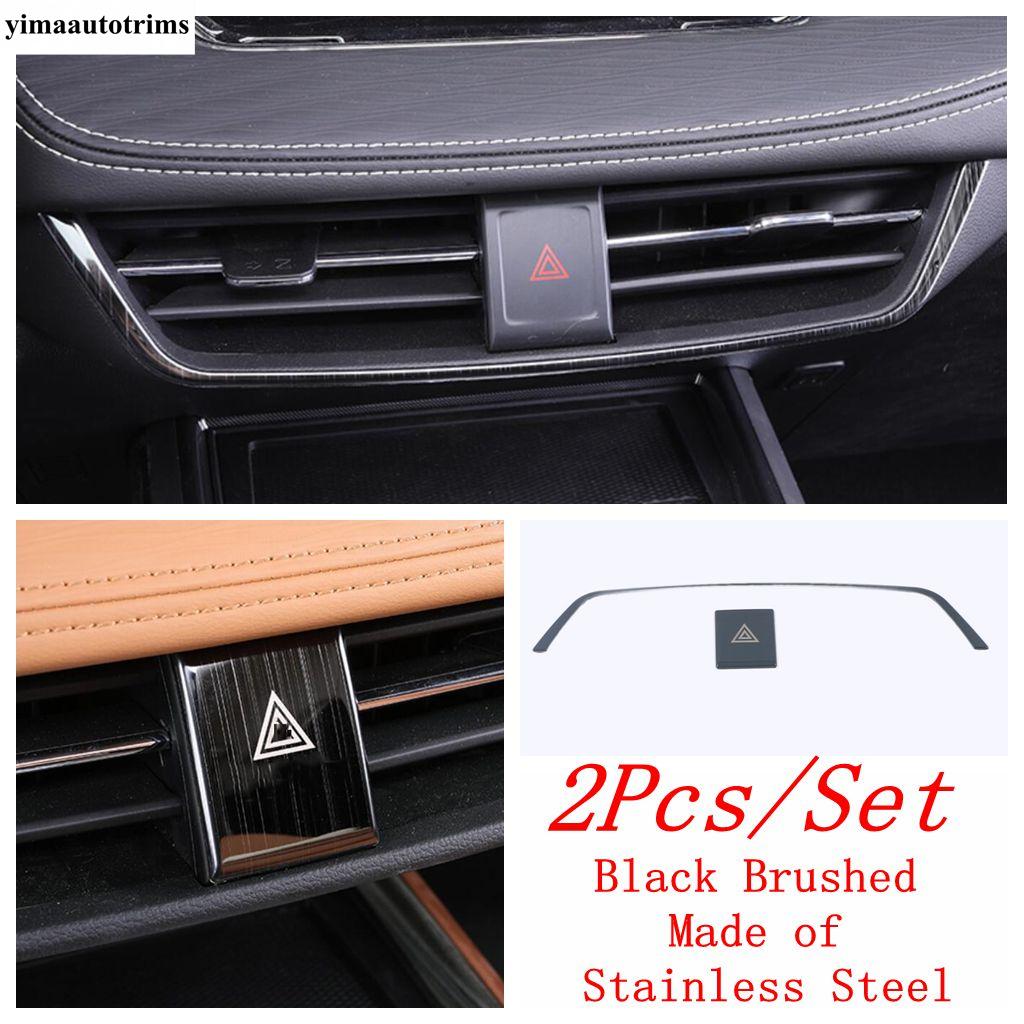 For Haval Jolion - 2024 Accessories Car Dashboard Center Air Conditioner AC Outlet Vent Warning Lamp Light Panel Cover Trim