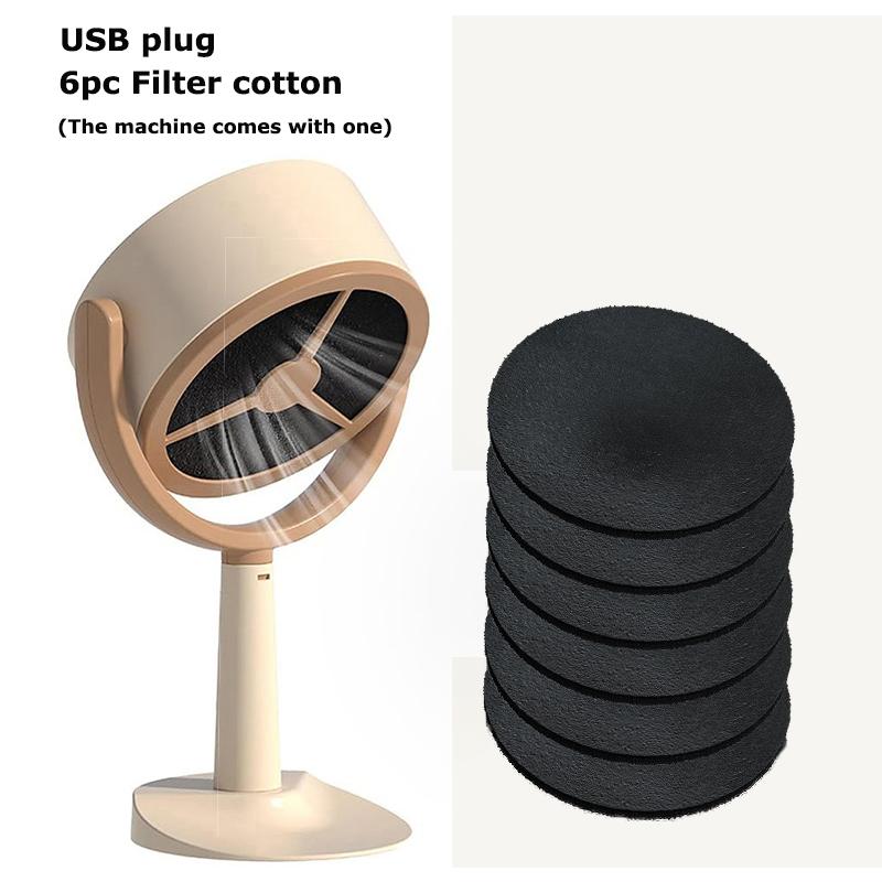 Portable Smoke Purifier USB Charging Exhaust Fan Hood Adjustable Suction Replaceable Activated Carbon Filter for Indoor BBQ