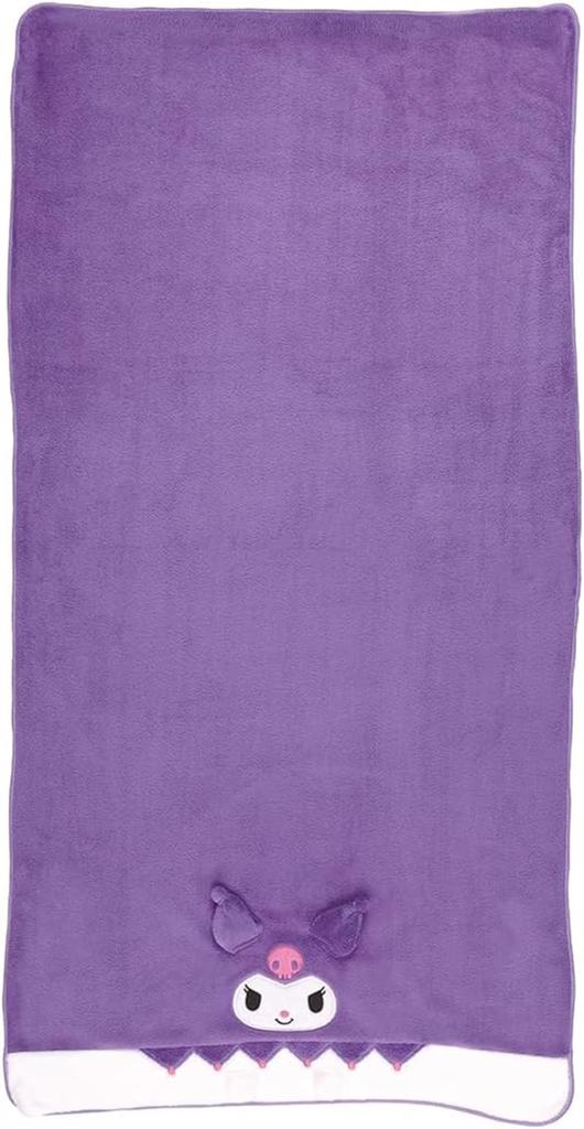 Skater Kuromi Sanrio Absorbent Bath 60cm x Quick-Drying Towel, 120cm, TODR1-A