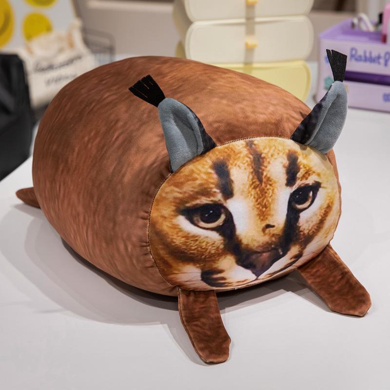 Big Floppa Plush Plush Plush Plush Toy Doll Caracal Cat Printed Soft Pillow