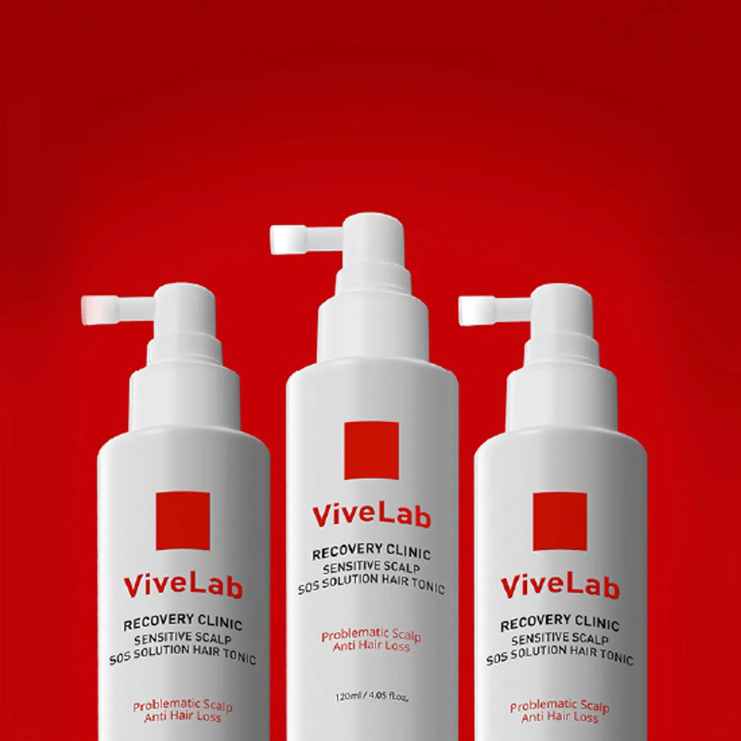 Vivelab Recovery Clinic Sensitive Scalp SOS Solution Тоник для волос