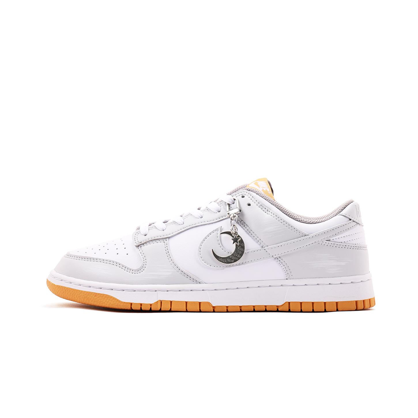 

Nike Dunk Leather Abrasion Resistant, Lightweight, And Breathable Low top Skateboard Shoes Unisex Gray White HF5441-110(Team59-) 44.5