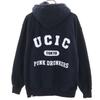 PUNK DRUNKERS Long Sleeve Sweatshirts M Navy Back Brushed Men's Used
