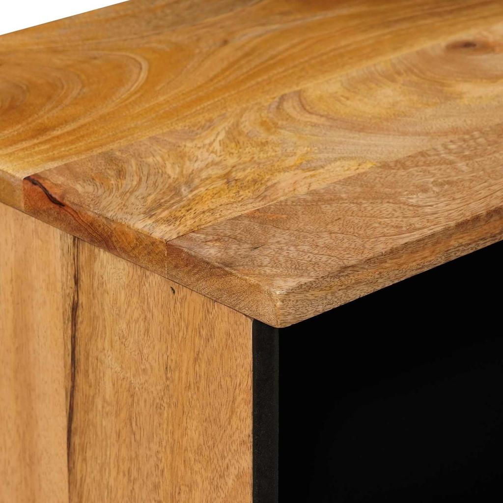 Nightstand Natural 40 X 33 X 46 Cm Solid Mango Wood