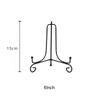 1pc Black Iron DIY Craft Bracket Book Holder Photo Pedestal Bowl Picture Frame Plate Rack Display Stand Easel Storage Holders