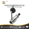 WS16 Aviation Flange Connector: Male & Female Docking, 2/3/4/5/7/9/10 Pins, 4-Core Cable Socket