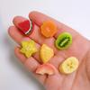 100pcs Cute Mini Fruit Slice Watermelon Lemon Flat Back Resin Cabochons Scrapbooking DIY Headwear Craft Decoration Accessories