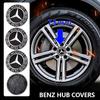 XCCWN1 For Mercedes Benz 4pcs 75mm For Mercedes Benz Car Wheel Center Cap Rim Hub Caps Emblem W202 W220 W213 W210 W164 E200 E260 E300