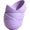 Unbreakable Cereal Bowls Wheat Straw Bowl - Noodle Fruit Soup Bowl Rice Bowls Dishwasher Microwave Safe Cereal Bowl Sets 4Pcs