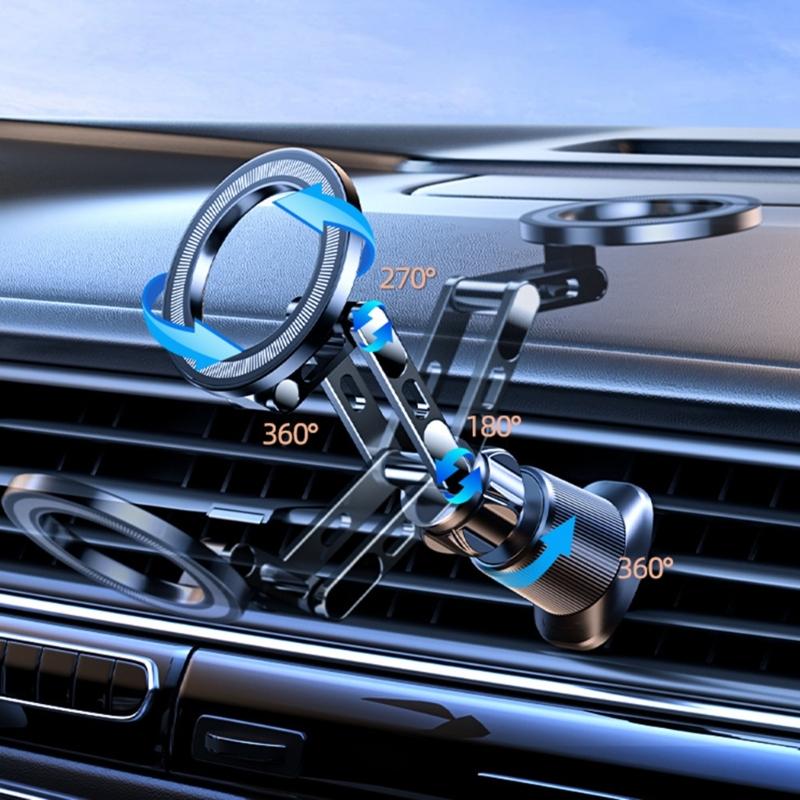 Magnetic Phone Holder for Car, Powerful Magnets Suction Car Phone Holder Mount Air Vent Cellphone Holder Phone Stand