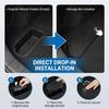 2PCS Bed Rail Stake Pocket Covers, Truck Bed Rail Hole Plugs Caps Compatible with Chevy Silverado 1500 2019-2026 & Silverado Sierra 2500 3500HD