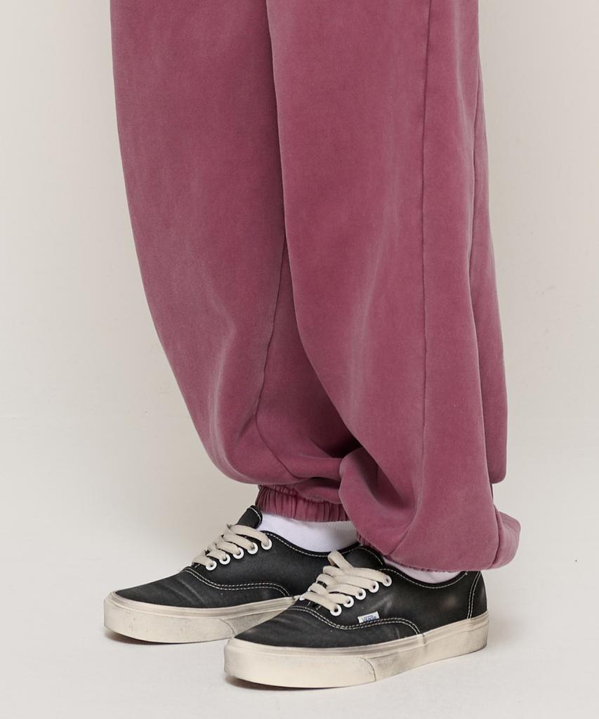 CARGOBROS Pigment-Dyed Training Jogger Pants (Burgundy)