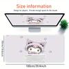 Kuromi, Cute Themed XXL Mouse Pad - Non-slip Rubber Desk Mat for Gaming and Office Use, Multi-Function Keyboard  0826051a