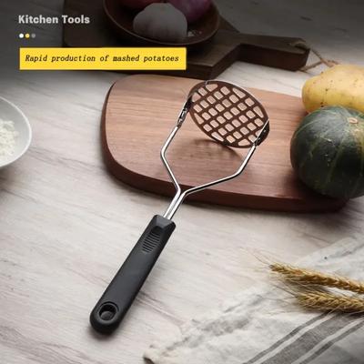 Presse-purée en acier inoxydable Ricer Purée Jus Maker Pousse-pommes de terre Écraseur de pommes de terre lisses Outils à fruits Cuisine
