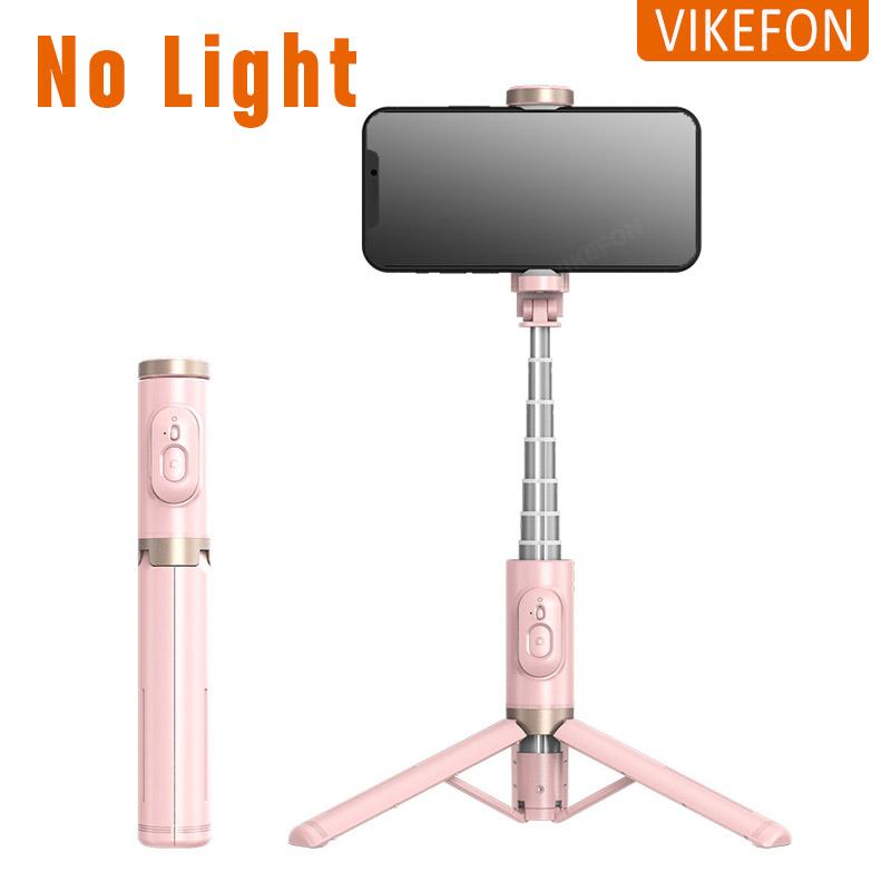 Bluetooth Selfie Stick Foldable Wireless Tripod with Bluetooth Shutter Monopod Live Photograph for iPhone 15 14 Samsung S24 S23
