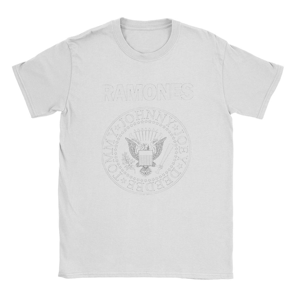 Crazy Ramon Punkrock T-shirts Herr Rundhals Ren Bomull T-shirts Turné Musik Y2K Heavy Metal Harajuku Kortärmade T-shirts Toppar