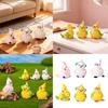 Parrot Figurines Mini Parrot Decors Waterproof Toy Playsets Miniature Doll Garden Figurines Cake Toppers Parties Favor