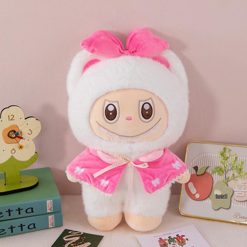 

Очаровательная кружевная накидка La-Bu-Bu плюшевая игрушка кукла - Идеальный подарок для обнимашек 26cm 0.13kg