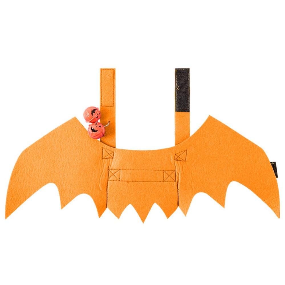 Halloween Pet Bat Wings Costume With Bell Puppy Cosplay Outfit New Cat Transformation Clothes