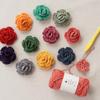 Knitworm Amity Cotton Fine 25g Made in Item Black Wool, 5-ball set, Medium-fine yarn, (approx. 80m), 100% Cotton, Japan, No. 112