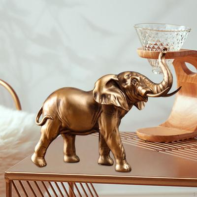 Decorative Elephant Statues Sculpture Decorating Home Souvenirs Gifts Desk Resin Figurines for