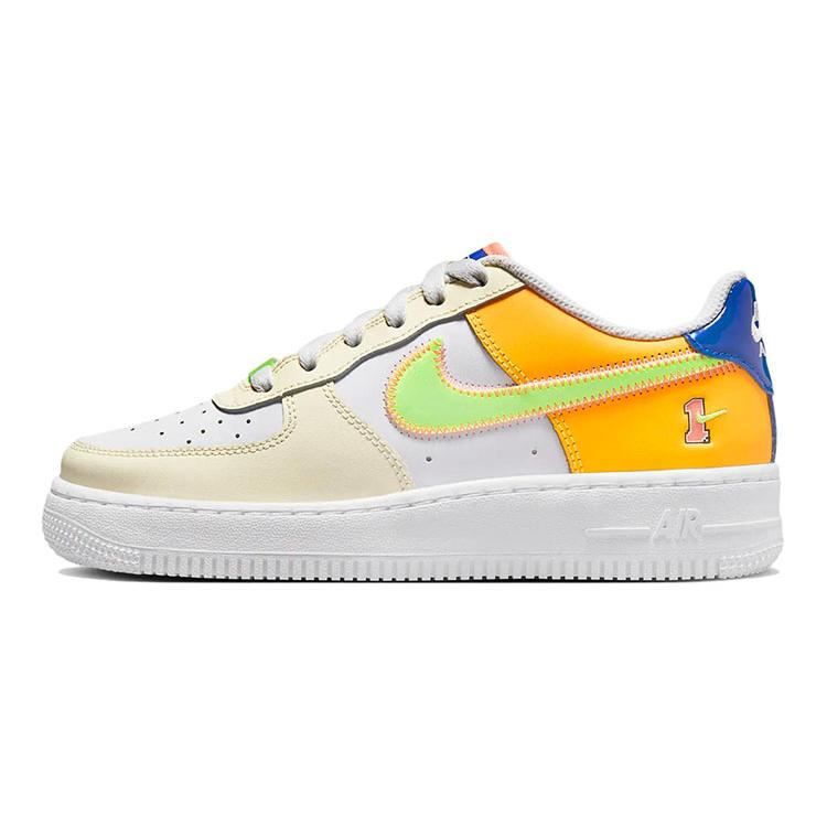 New Nike Air Force 1 LV8 'Player One   Laser Orange' GS FB1838-131